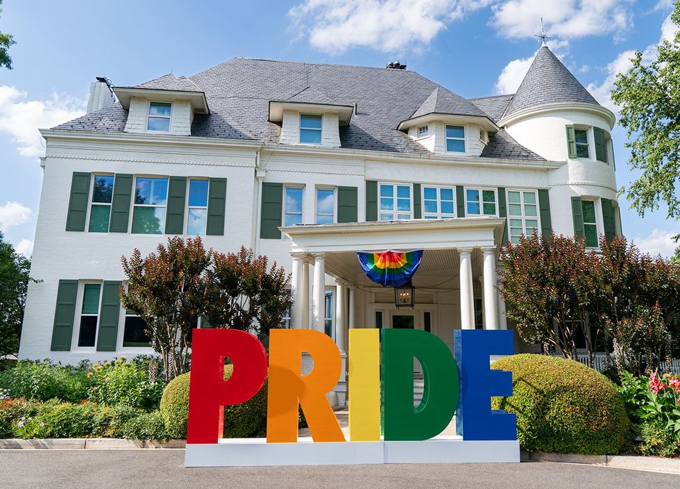 Kamala Harris 2024 pride month reception VP home