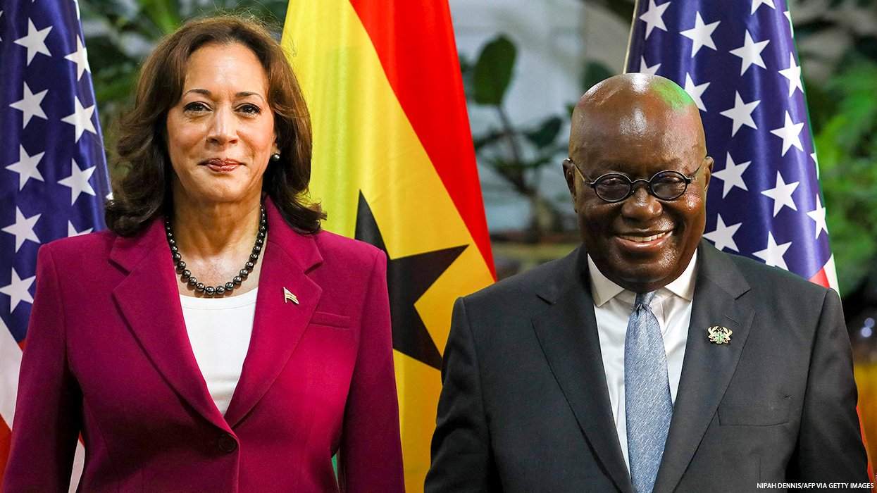 Kamala Harris and Nana Akufo-Addo