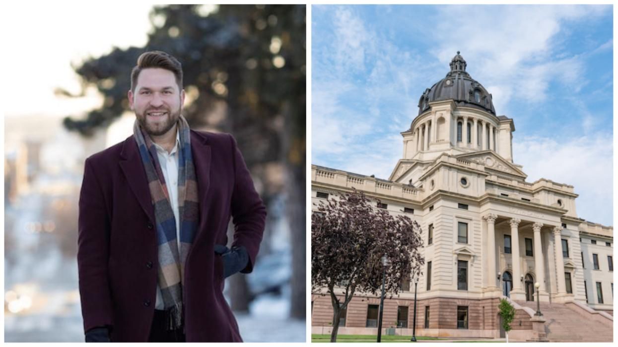 Kameron Nelson and South Dakota capitol