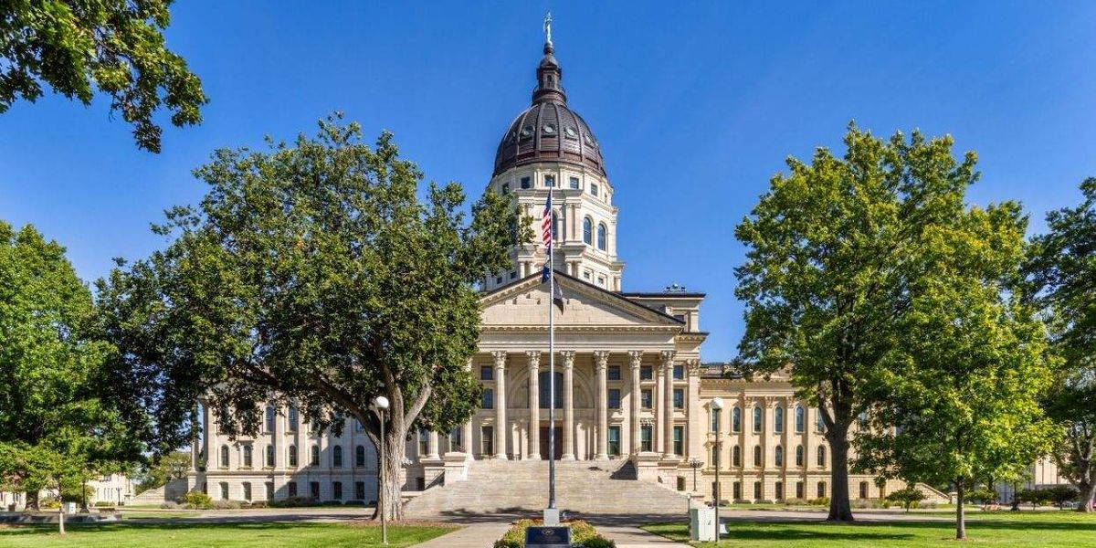 Transgender woman defies Kansas bathroom law inside state Capitol