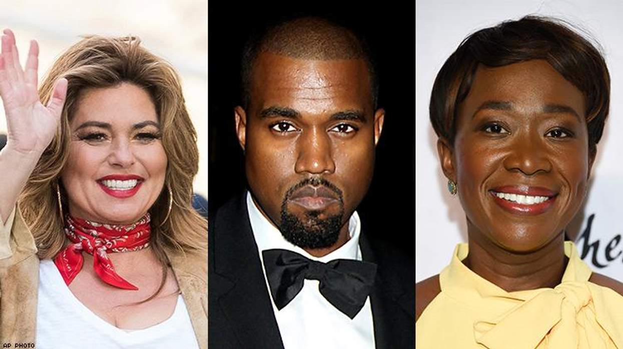 Kanye and Shania and Joy