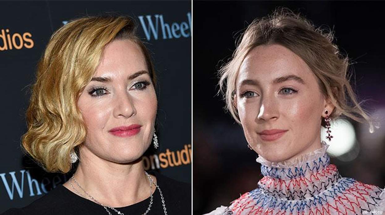 Kate Winslet and Saoirse Ronan