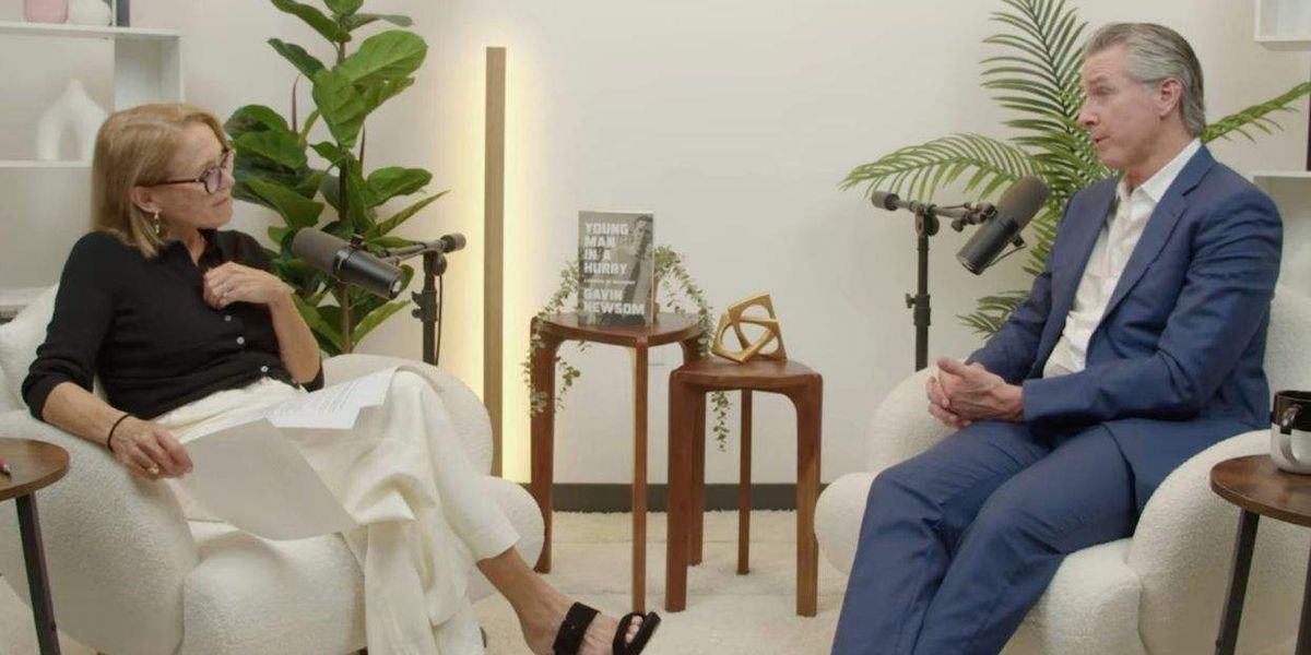 Katie Couric confronts Gavin Newsom on his shifting views on transgender youth