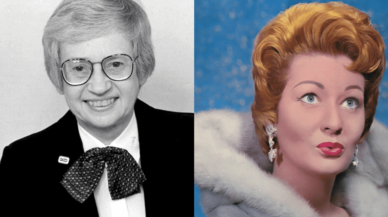 Kay Lahusen and Rusty Warren