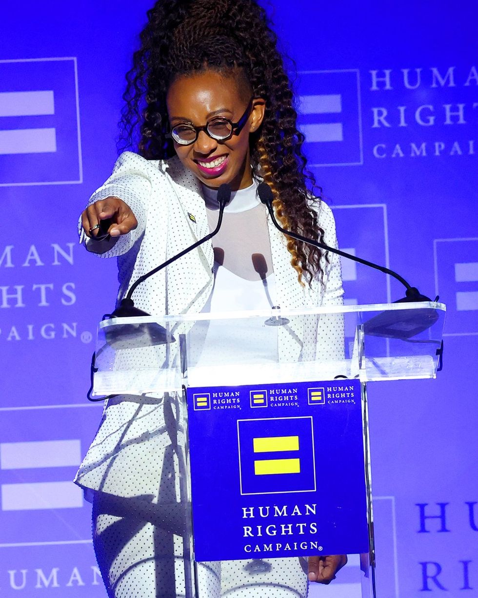 Kelley Robinson HRC president human rights campaign LGBTQ celebrities activists TIME magazine Most Influential People of 2024