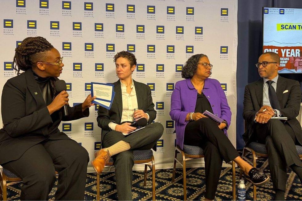 kelley robinson, joey teitelbaum, mini timmaraju and jonathan capehart