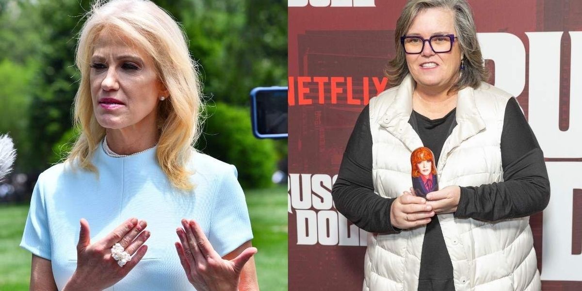 Kellyanne Conway says Trump critics need a husband - including lesbian Rosie O'Donnell