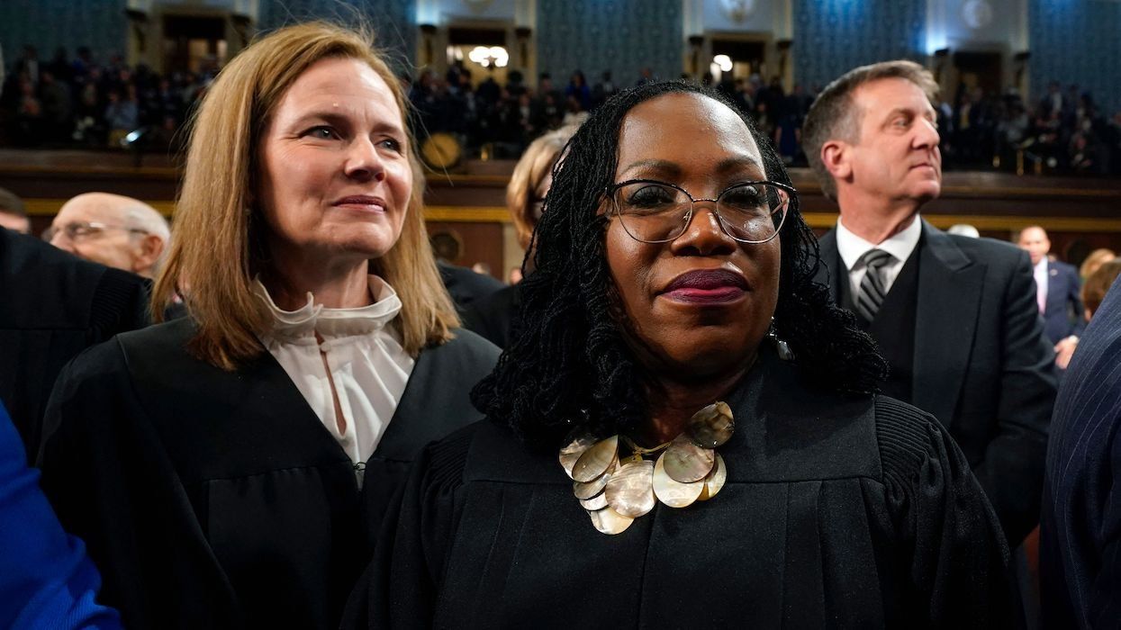 Ketanji Brown Jackson and Amy Coney Barrett
