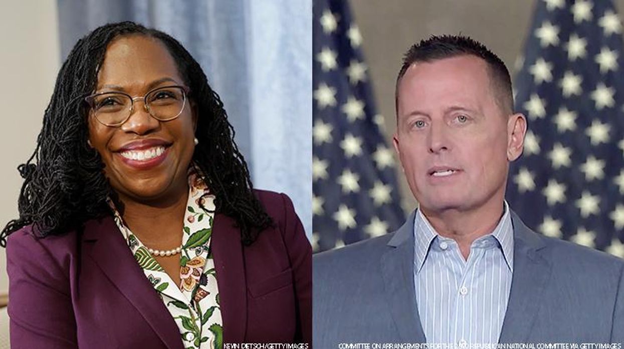 Ketanji Brown Jackson and Richard Grenell