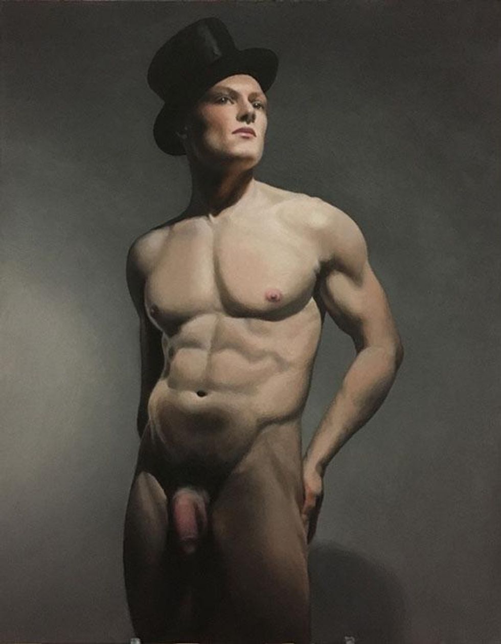 'Kim David Smith' 11"x14" oil on gesso board 2017