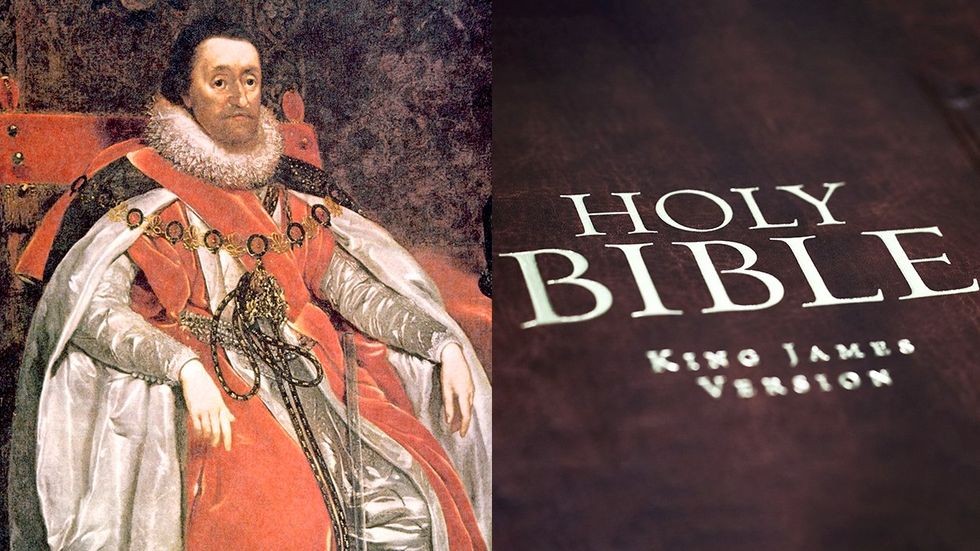 King James I Holy Bible Donald Trump Christian version