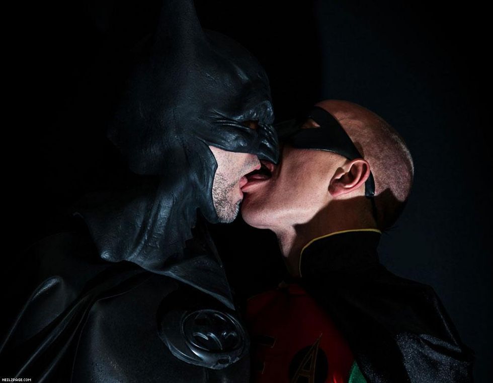 Kiss of the Batman!