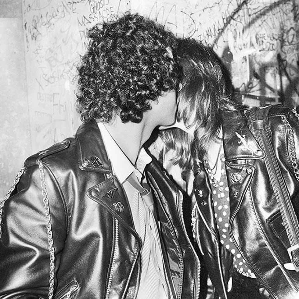 Kissing in Black Leather Jackets During last Dead Boys Concert CBGB, New York, NY April 1977