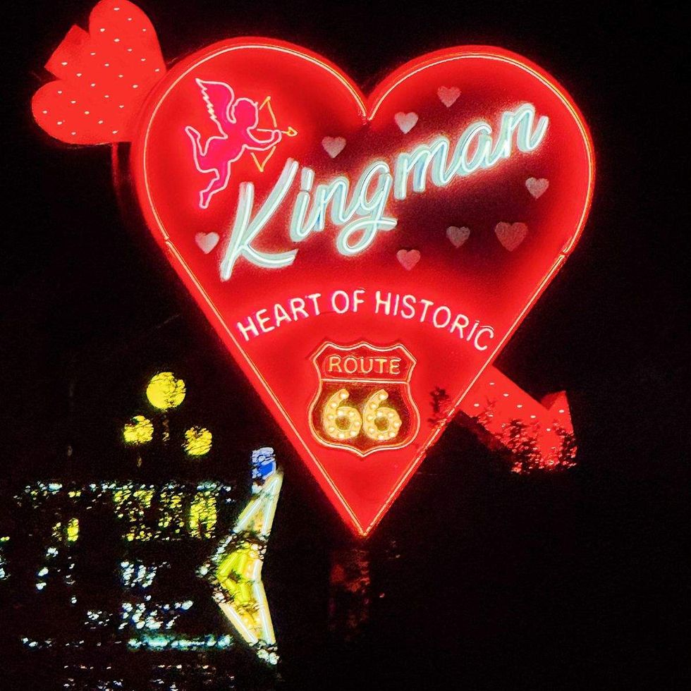 Klingman, Arizone Route 66 sign.