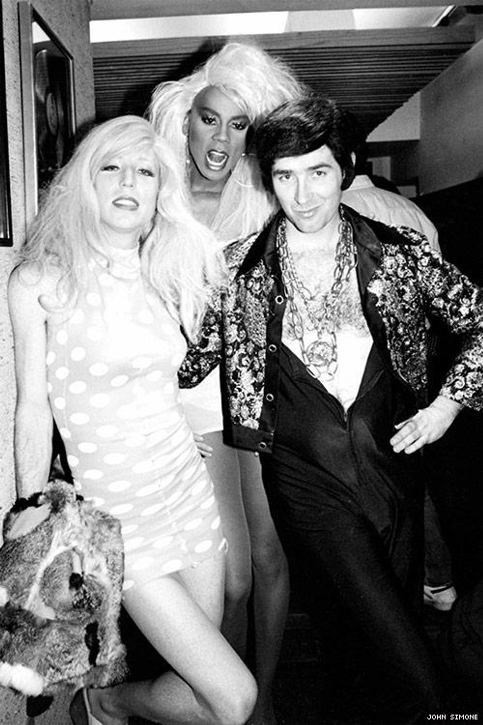 Lahoma Van Zandt, RuPaul, and Larry Tee, 1988