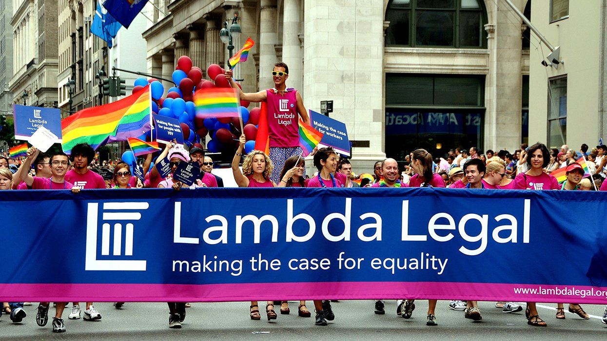Lambda Legal LGBT pride parade march