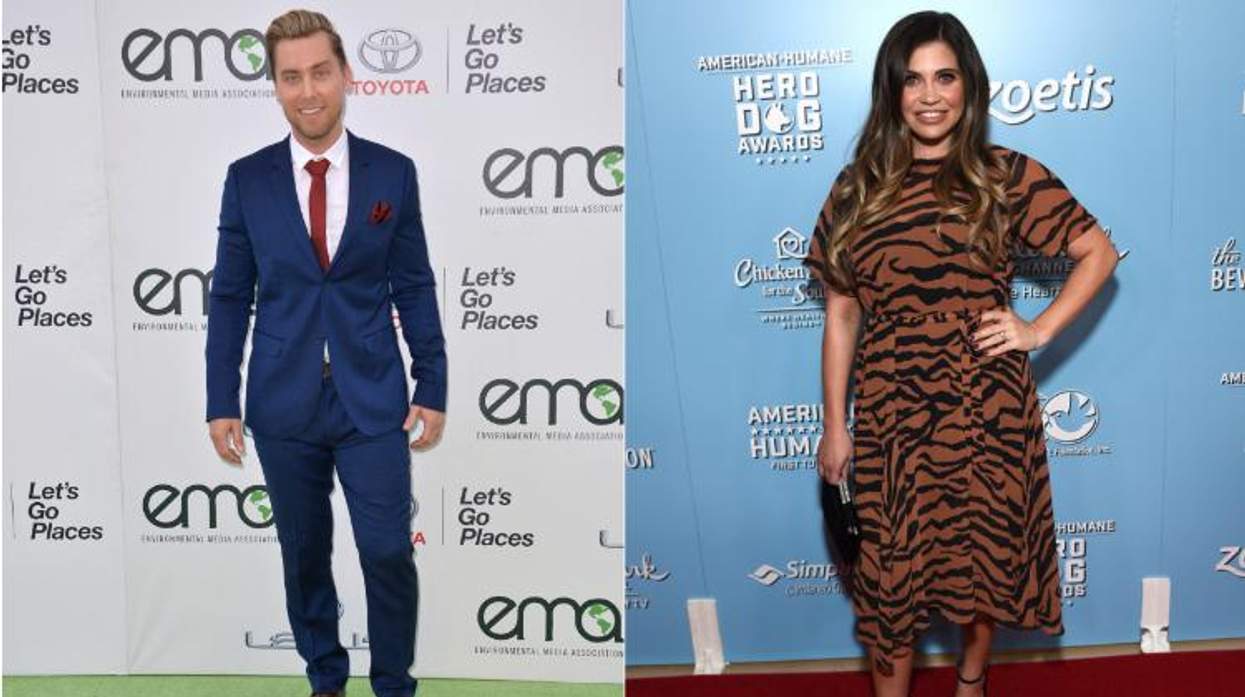 Lance Bass and Danielle Fishel