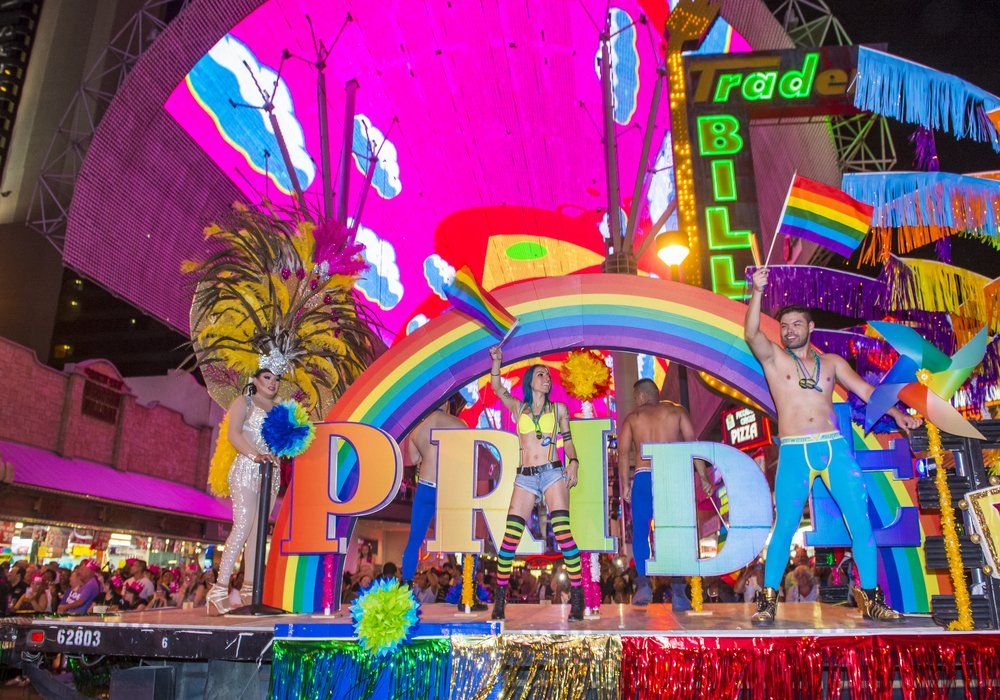 Las Vegas Pride parade float