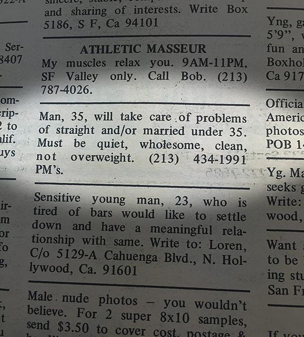 Last time I hired a dude from the paper to take care of a problem, someone wound up at the bottom of the East River. October 1969