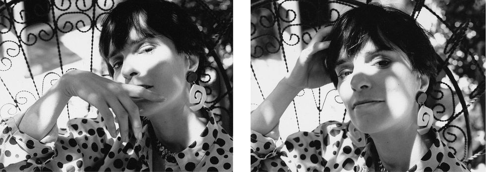 Laura Aguilar Holly Hughes, 1993, Gelatin Silver print, 4 x6 in. each