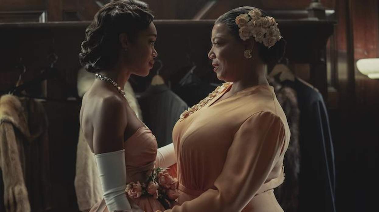 Laura Harrier and Queen Latifah