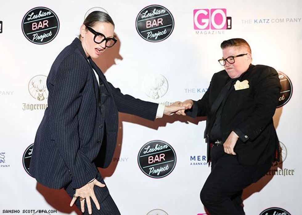 Lea DeLaria Jenna Lyons Lesbian Bar Project