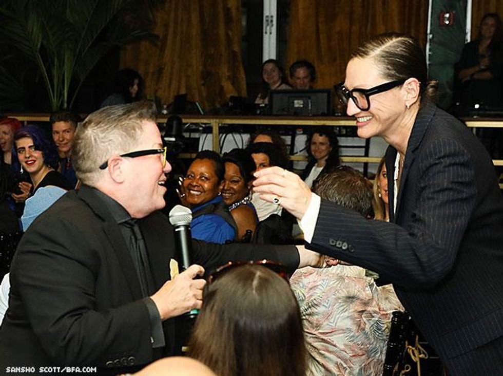 Lea DeLaria Jenna Lyons Lesbian Bar Project