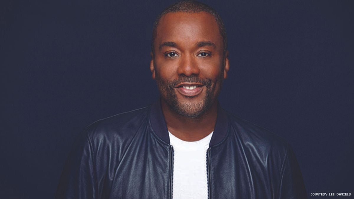 Lee Daniels in black jacket and white T-shirt