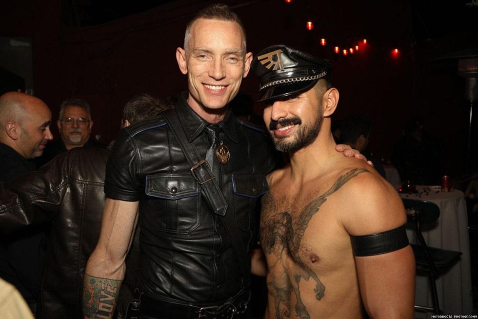 Left: Mikel Gerle, International Mr. Leather 2007