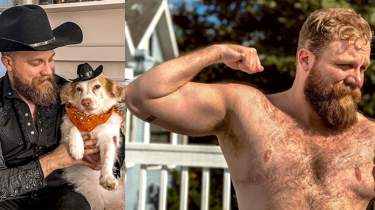 Leo Macallan Sexy Hunky Hairy Chest Trans Man Transgender Model Actor Author