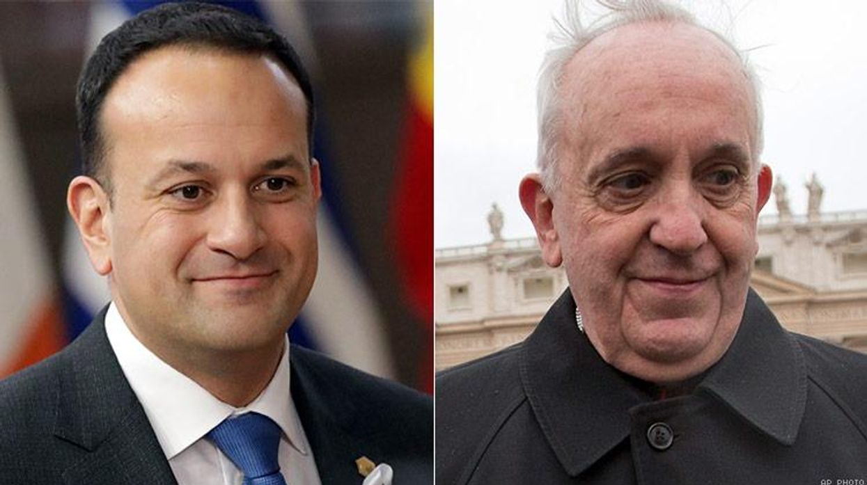 Leo Varadkar and Pope Francis