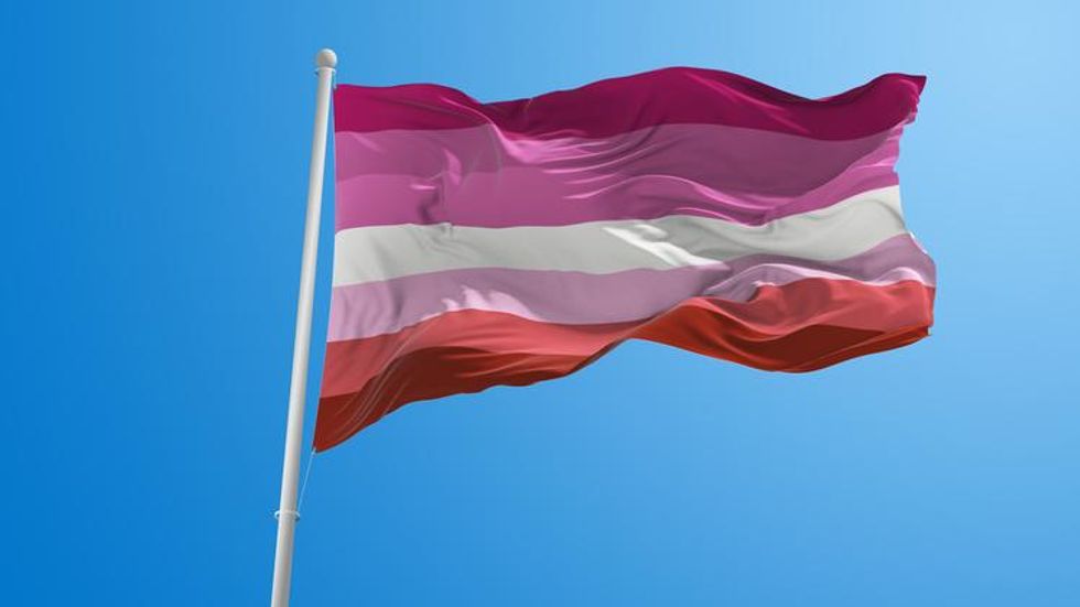 lesbian flag