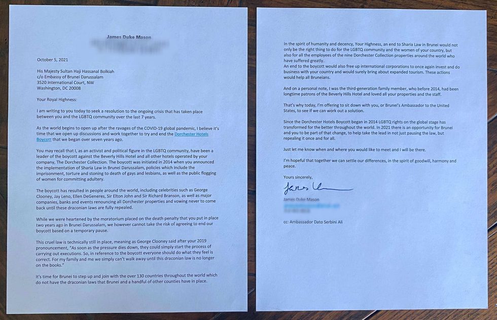 Letter from James Duke Mason