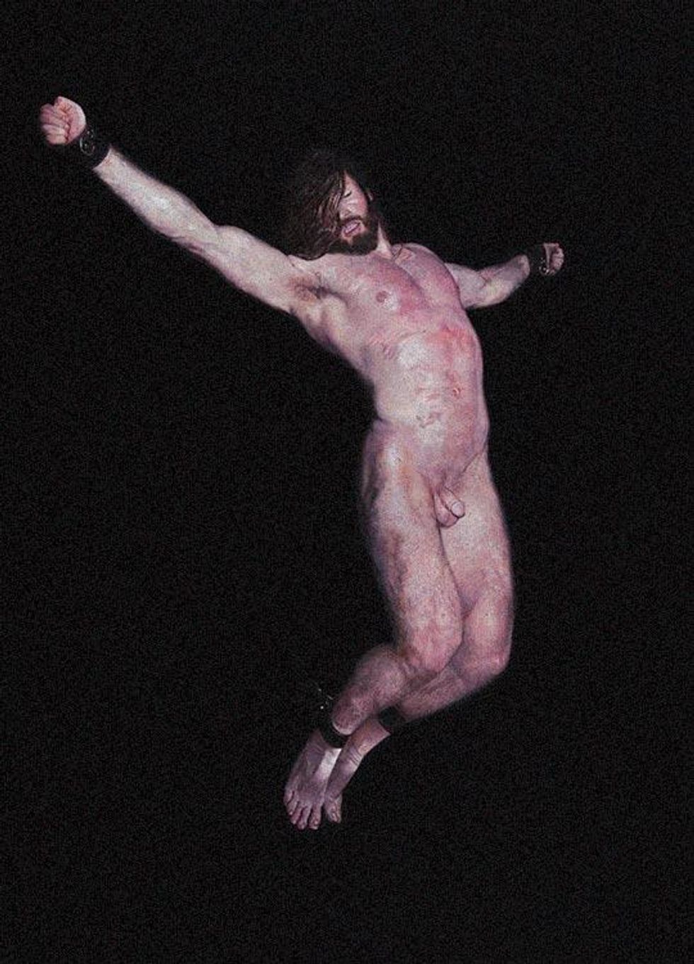 Levitation, 2016, oil on canvas 210x150cm