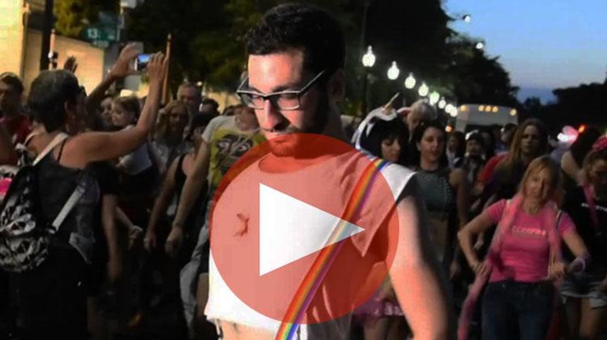 LGBT 'ResisDance' Marches Past Trump Hotel in D.C.