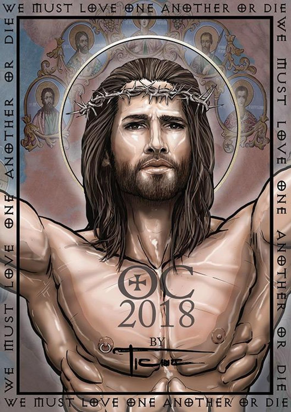 LGBT Saints by Hungarian artist Tienne