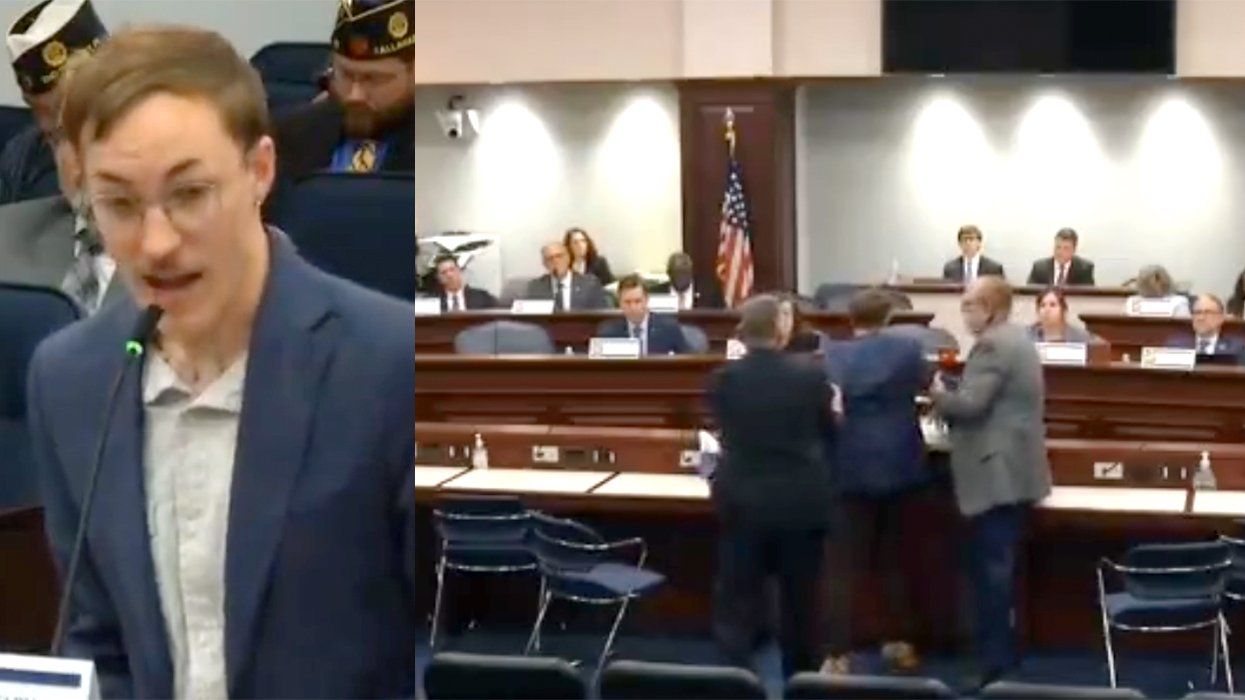 LGBTQ Activist Florida Man removed by force public hearing gun control