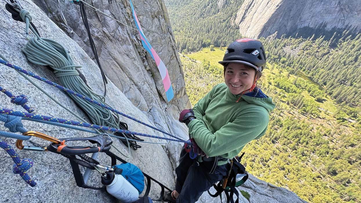 ​LGBTQ+ and environmental activist ​SJ Joslin in Yosemite national park