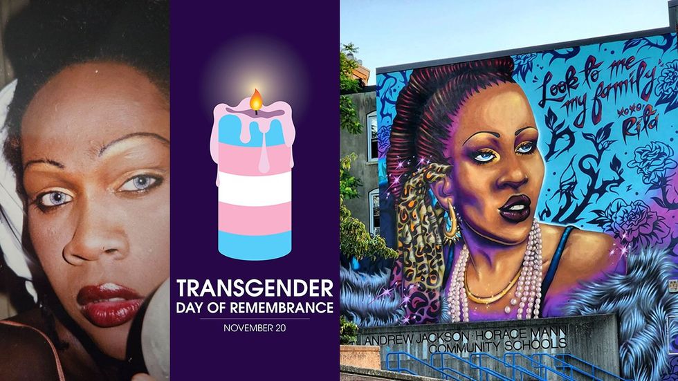 LGBTQ COLD CASE Rita Hester Boston Allston trans woman Murdered Transgender Day of Remembrance Mural