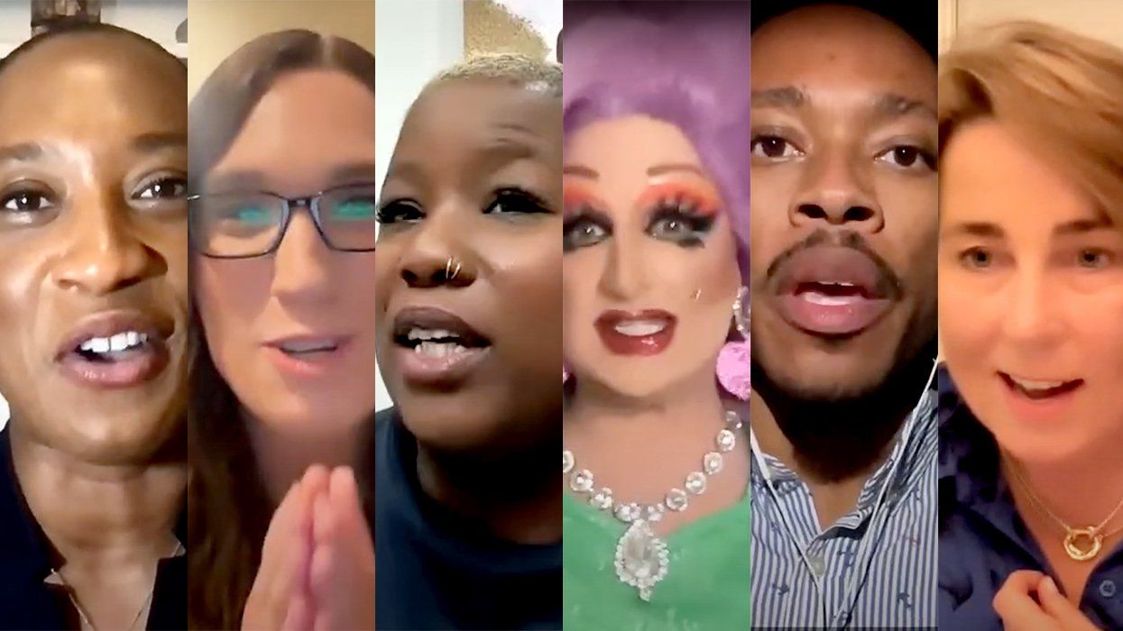 LGBTQ community politicians celebrities show up Kamala Harris HRC fundraising call pictured laphonza butler sarah mcbride michele rayner tara hoot malcolm kenyatta maura healey