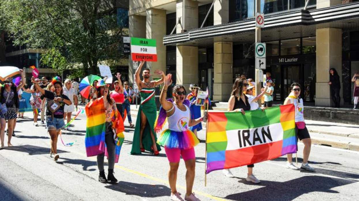 LGBTQ+ Iranians march in Ottawa Pride