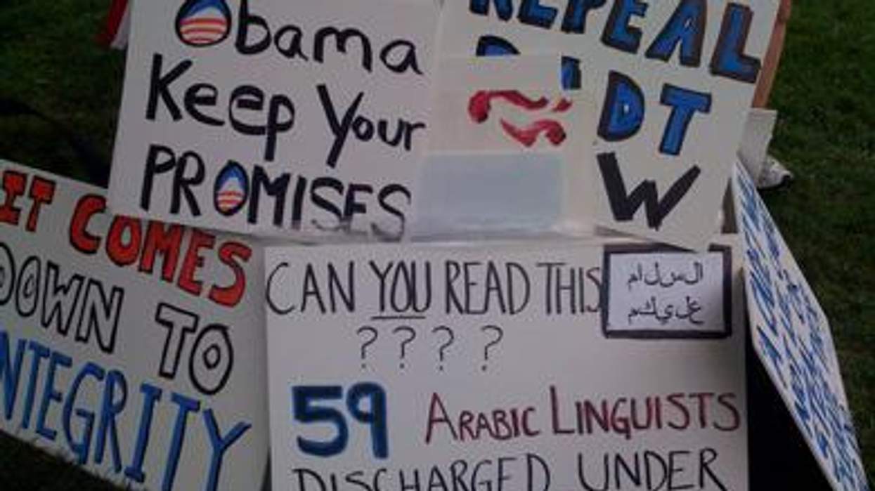 LGBTQ+ protest march