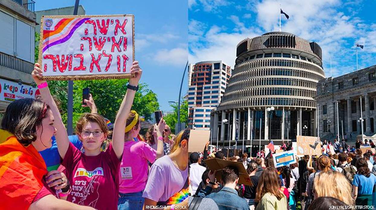 LGBTQ+ rights demonstrations in Israel and New Zealand