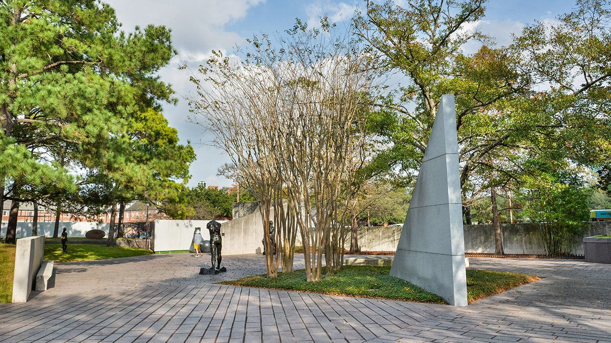 Lillie and Hugh Roy Cullen Sculpture Garden in Houston Texas