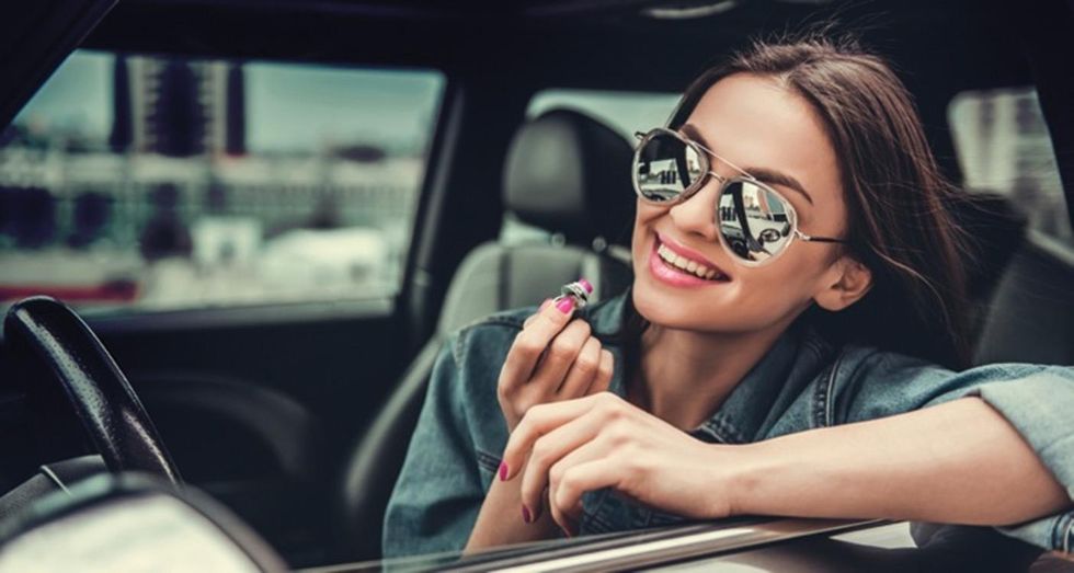 Lilu Lip Care\u2019s cute reloadable hand-cast necklace hides lip balm. ($89 and up, LiluLipCare.com)