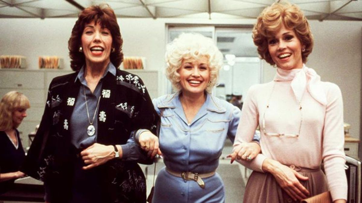 Lily Tomlin, Dolly Parton, and Jane Fonda