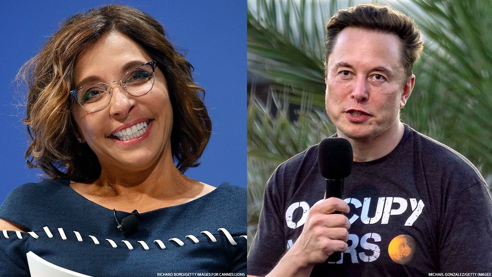 Linda Yaccarino and Elon Musk