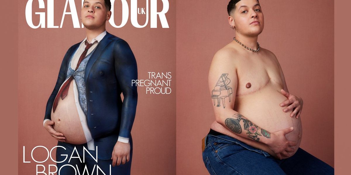 Www Pregnent Anty Rep Sex - Pregnant Trans Man Graces Glamour UK Pride Cover