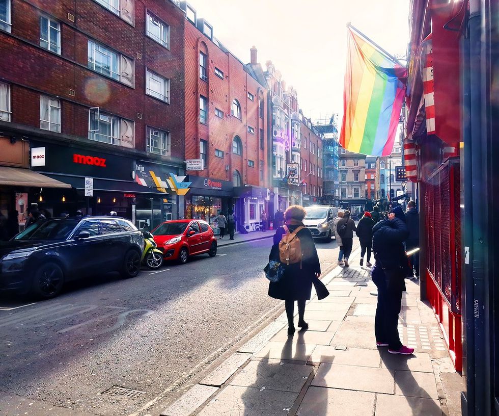 London Soho gayborhood
