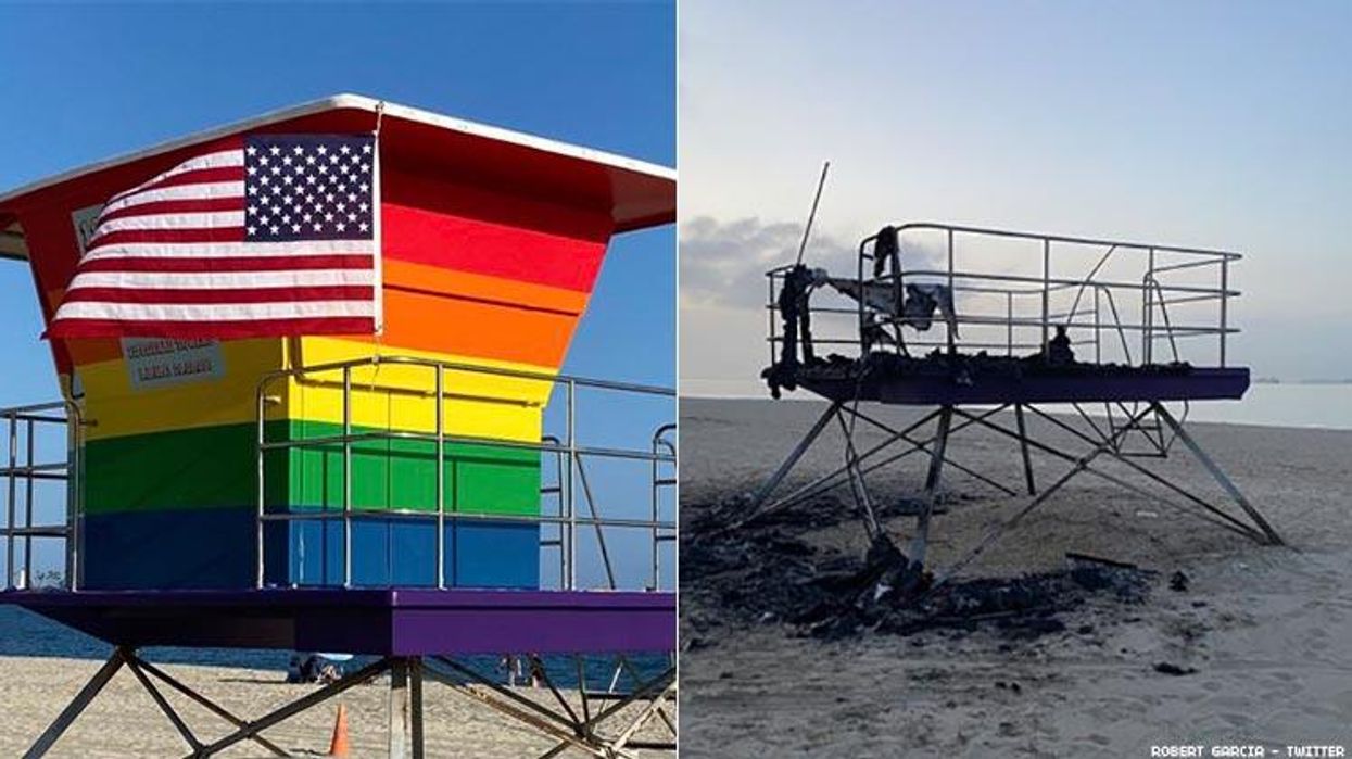 Long Beach Lifeguard Tower
